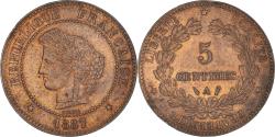 World Coins - Coin, France, Cérès, 5 Centimes, 1887, Paris, , Bronze, KM:821.1