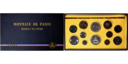 World Coins - France, Coffret 1 c. à 100 frs., 1987, MDP, série FDC,
