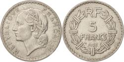 World Coins - Coin, France, Lavrillier, 5 Francs, 1937, Paris, , Nickel, KM:888