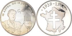 World Coins - France, Medal, 1939-1945, L'Appel du 18 Juin, De Gaulle, WAR,