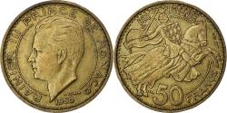 World Coins - Monaco, Rainier III, 50 Francs, 1950, Paris, Cupro-Aluminium,