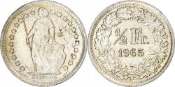 World Coins - Switzerland, 1/2 Franc, 1965, Bern, , Silver, KM:23
