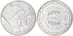 World Coins - France, 10 Euro, Basse-Normandie, 2010, Paris, , Silver, Gadoury:EU399