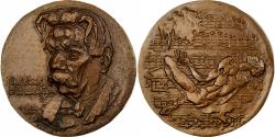 World Coins - France, Medal, Albert Schweitzer, 1952, Bronze, Revol,