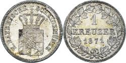 World Coins - Coin, German States, BAVARIA, Ludwig II, Kreuzer, 1871, , Silver