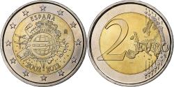 World Coins - Spain, 2 Euro, 10 years euro, 2012, Madrid, , Bi-Metallic, KM:1252