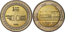 World Coins - Sri Lanka, 10 Rupees, Independence, 1998, British Royal Mint, Bi-Metallic
