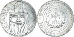 World Coins - Coin, France, Charlemagne, 100 Francs, 1990, , Silver, KM:982
