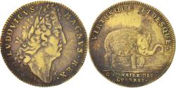 World Coins - France, Token, Royal, Ordinaire des Guerres, Louis XIV, 1702, , Brass
