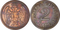 World Coins - Coin, Serbia, Peter I, 2 Pare, 1904, , Bronze, KM:23