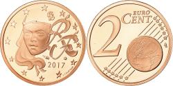 World Coins - France, 2 Euro Cent, 2017, BE, , Copper Plated Steel, KM:New