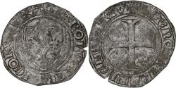 World Coins - France, Charles VI, Blanc Guénar, 1389-1422, Tournai, Billon,