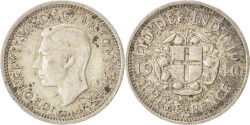 World Coins - Great Britain, George VI, 3 Pence, 1940, , Silver, KM:848