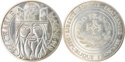 World Coins - Coin, France, Charlemagne, 100 Francs, 1990, Pessac, ESSAI, , Silver