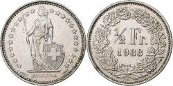 World Coins - Switzerland, 1/2 Franc, 1988, Bern, Copper-nickel, , KM:23a.3