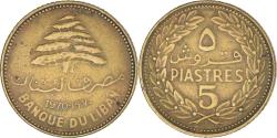 World Coins - Coin, Lebanon, 5 Piastres, 1970, , Nickel-brass, KM:25.1