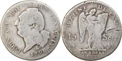 World Coins - Coin, France, Constitution, 15 Sols, 1/8 ECU, 1791, Toulouse, , Silver