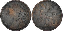 World Coins - Coin, Great Britain, 1/2 Penny, 1875