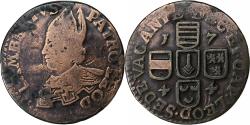 World Coins - Prince-Bishopric of Liège, Sede Vacante, Liard, 1744, Liege, Copper,