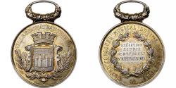 World Coins - France, Medal, Grand concours musical - Château-Thierry, 1883, Silver