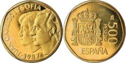 World Coins - Coin, Spain, Juan Carlos I, 500 Pesetas, 1987, Madrid, Proof,