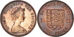 World Coins - Coin, Jersey, 2 Pence, 1981