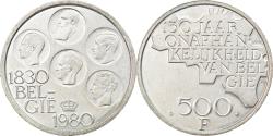 World Coins - Coin, Belgium, Baudouin I, 500 Francs, 500 Frank, 1980, Brussels,