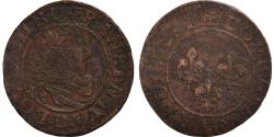 World Coins - Coin, France, Louis XIII, Double Tournois, 1631, Lyon, , Copper