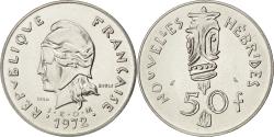 World Coins - Coin, New Hebrides, 50 Francs, 1972, Paris, , Nickel, KM:E7, Lecompte:51