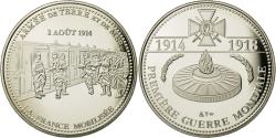 World Coins - France, Medal, Première Guerre Mondiale, La France Mobilisée,