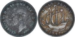 World Coins - Coin, Great Britain, 1/2 Penny, 1947