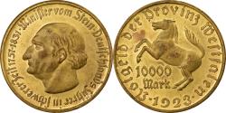 World Coins - Coin, Germany, Vom Stein, 10 000 Mark, 1923, , Bronze-Aluminium