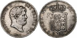 World Coins - Italy, Ferdinando II, 120 Grana, 1857, Naples, Silver, , KM:370