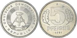 World Coins - Coin, Germany, 5 Pfennig, 1981