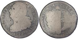 World Coins - Coin, France, 2 sols françois, 2 Sols, 1792, Perpignan, , Bronze