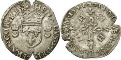 World Coins - Coin, France, Douzain aux croissants, 1557, Rennes, , Billon