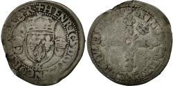 World Coins - Coin, France, Henri II, Douzain aux croissants, 1551, Bordeaux,