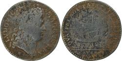 World Coins - France, Token, Louis XIV, Marine, Galères Royales, Copper,