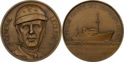 World Coins - France, Medal, Paquebot Général Leclerc, 1947, MDP, Bronze, Fraisse,