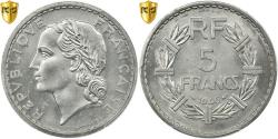 World Coins - Coin, France, Lavrillier, 5 Francs, 1946, Paris, PCGS, MS64, Aluminum
