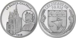 World Coins - France, Medal, Les Joyaux de Paris, La Sainte-Chapelle, Silver,