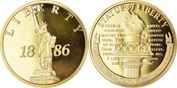 Us Coins - United States of America, Medal, Statue de la Liberté, , Copper Gilt