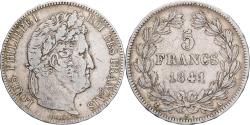 World Coins - France, Louis-Philippe, 5 Francs, 1841, Paris, Silver, , Gadoury:678