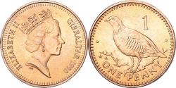 World Coins - Coin, Gibraltar, Penny, 1990