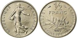World Coins - France, 1/2 Franc, Semeuse, 1973, Paris, FDC.BU, Nickel, , Gadoury:429