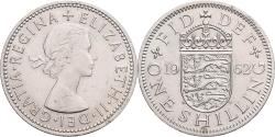 World Coins - Great Britain, Elizabeth II, Shilling, 1962, Bronze, , KM:49