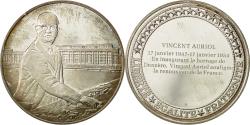 World Coins - France, Medal, Les Présidents de la République, Vincent Auriol, , Silver