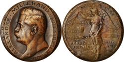 World Coins - France, Medal, Alexandre Millerand, Président de la République, Politics