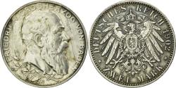 World Coins - Coin, German States, BADEN, Friedrich I, 2 Mark, 1902, Stuttgart,