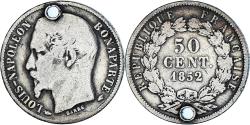 World Coins - Coin, France, Louis-Napoléon Bonaparte, 50 Centimes, 1852, Paris,